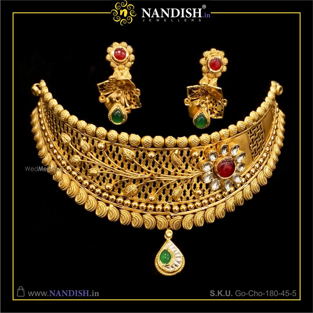 Photo From Gold Choker Necklace - By Nandish Jewellers