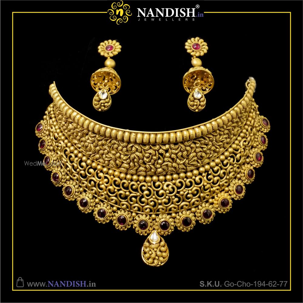 Photo From Gold Choker Necklace - By Nandish Jewellers