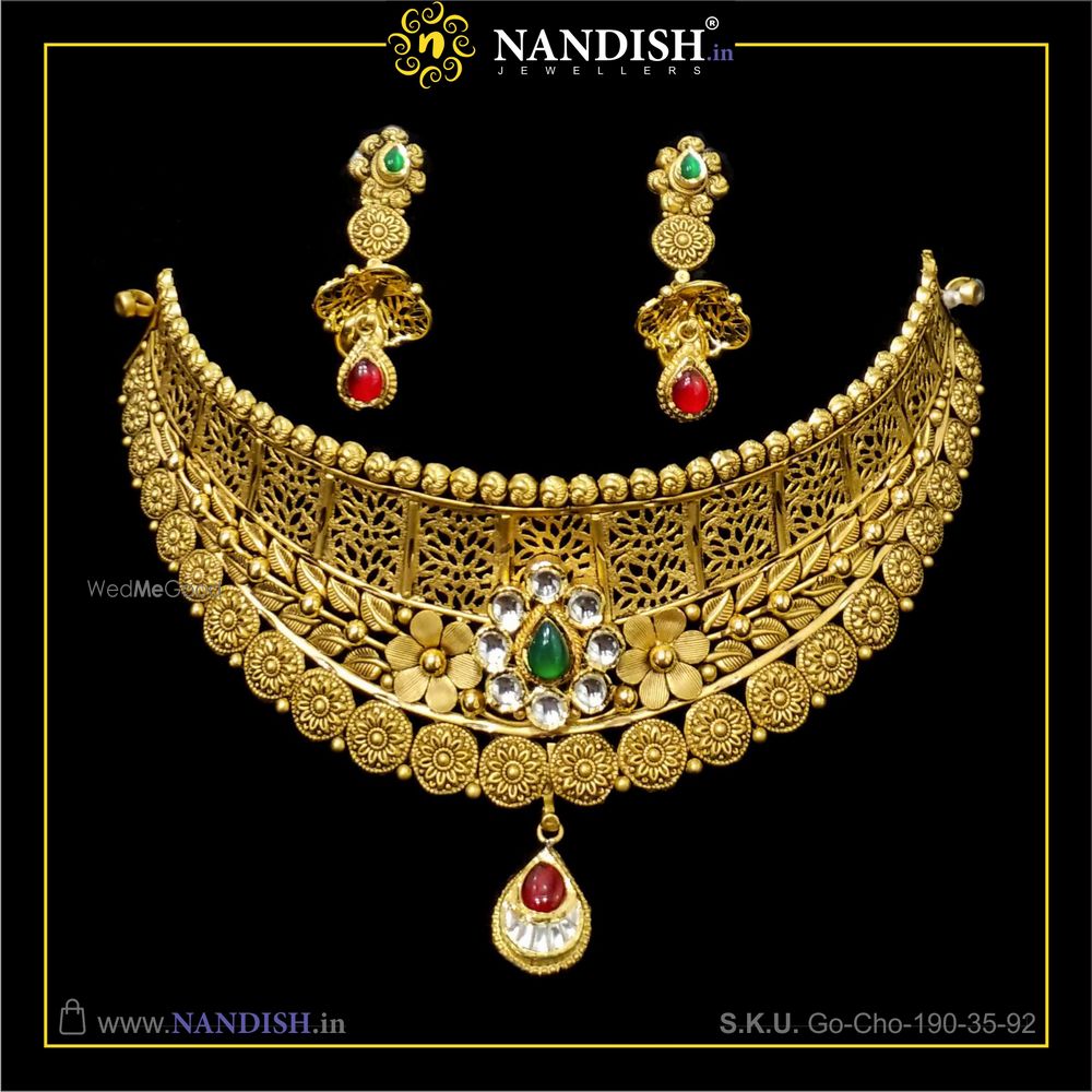 Photo From Gold Choker Necklace - By Nandish Jewellers