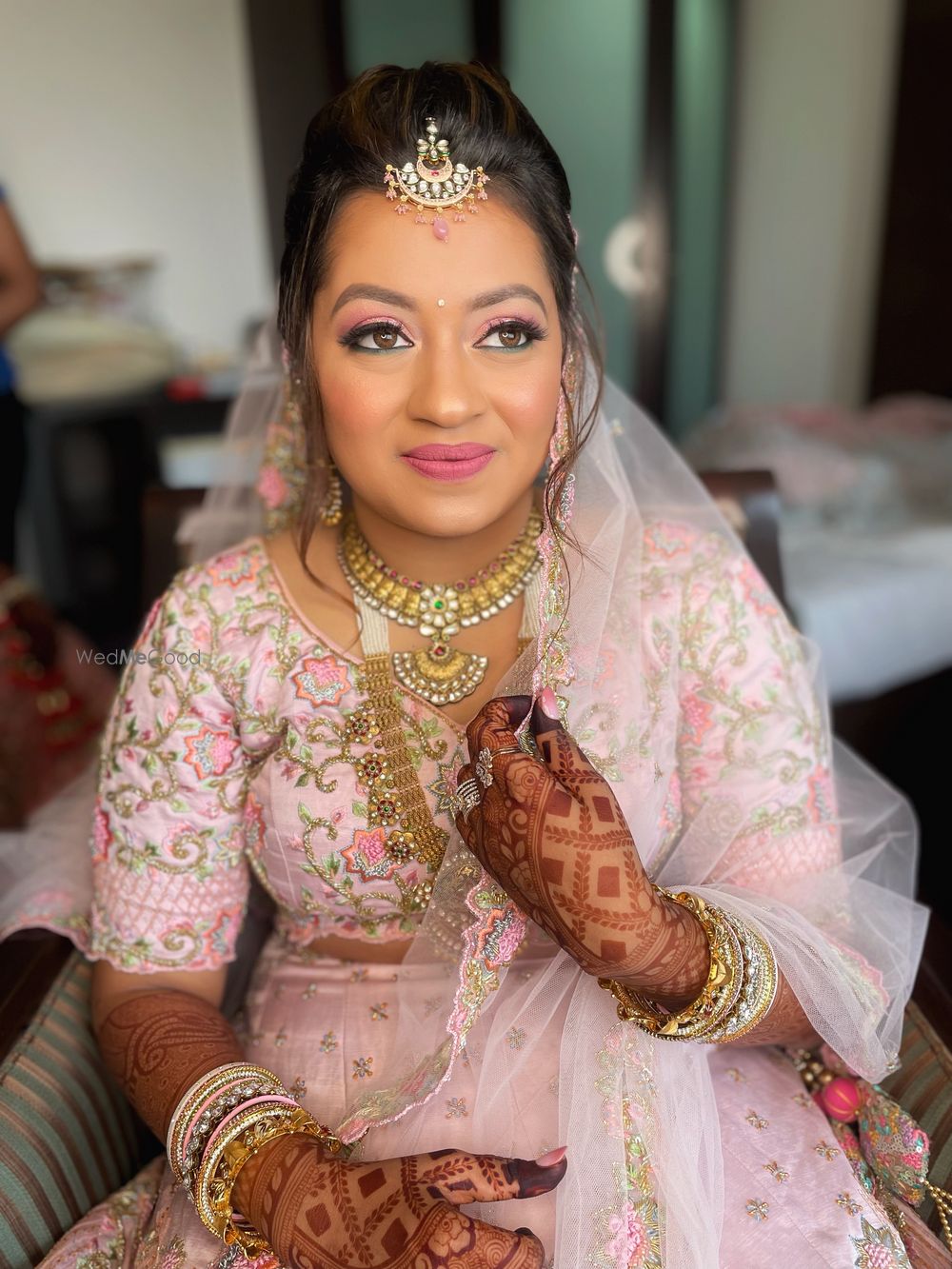 Photo From Dhwani wedding look - By Sneha SK Makeovers