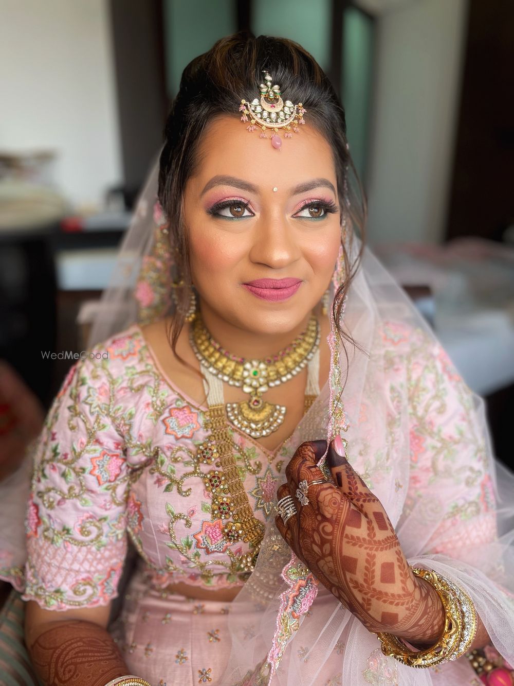 Photo From Dhwani wedding look - By Sneha SK Makeovers