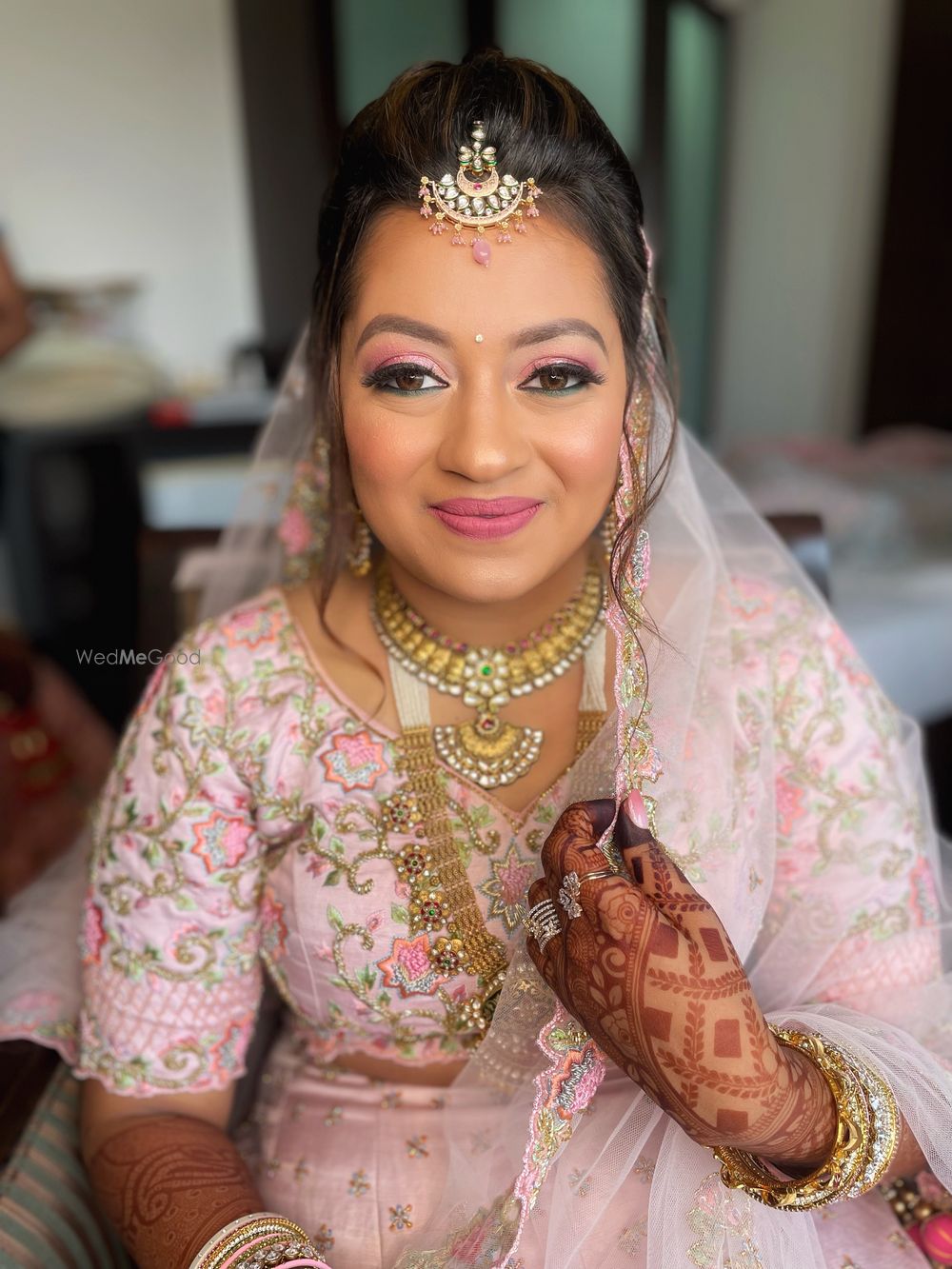 Photo From Dhwani wedding look - By Sneha SK Makeovers