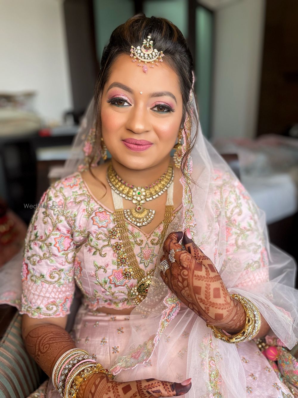 Photo From Dhwani wedding look - By Sneha SK Makeovers