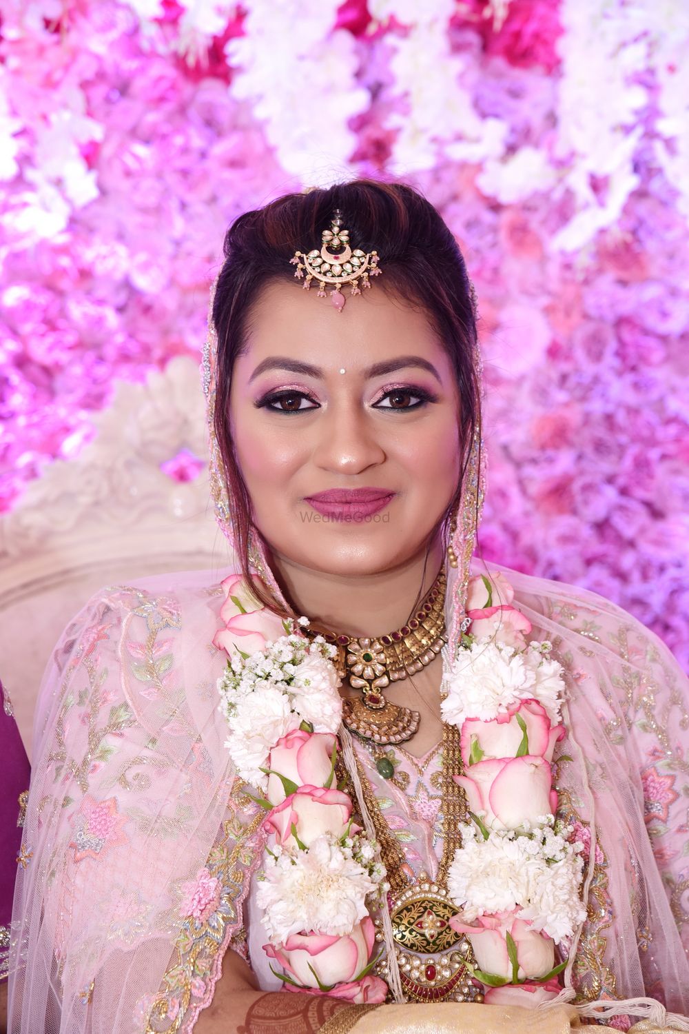 Photo From Dhwani wedding look - By Sneha SK Makeovers