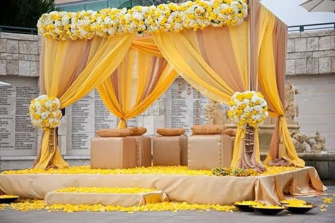 Photo From Mehndi & Haldi Decoration - By SVG Broad Media Event Management Company