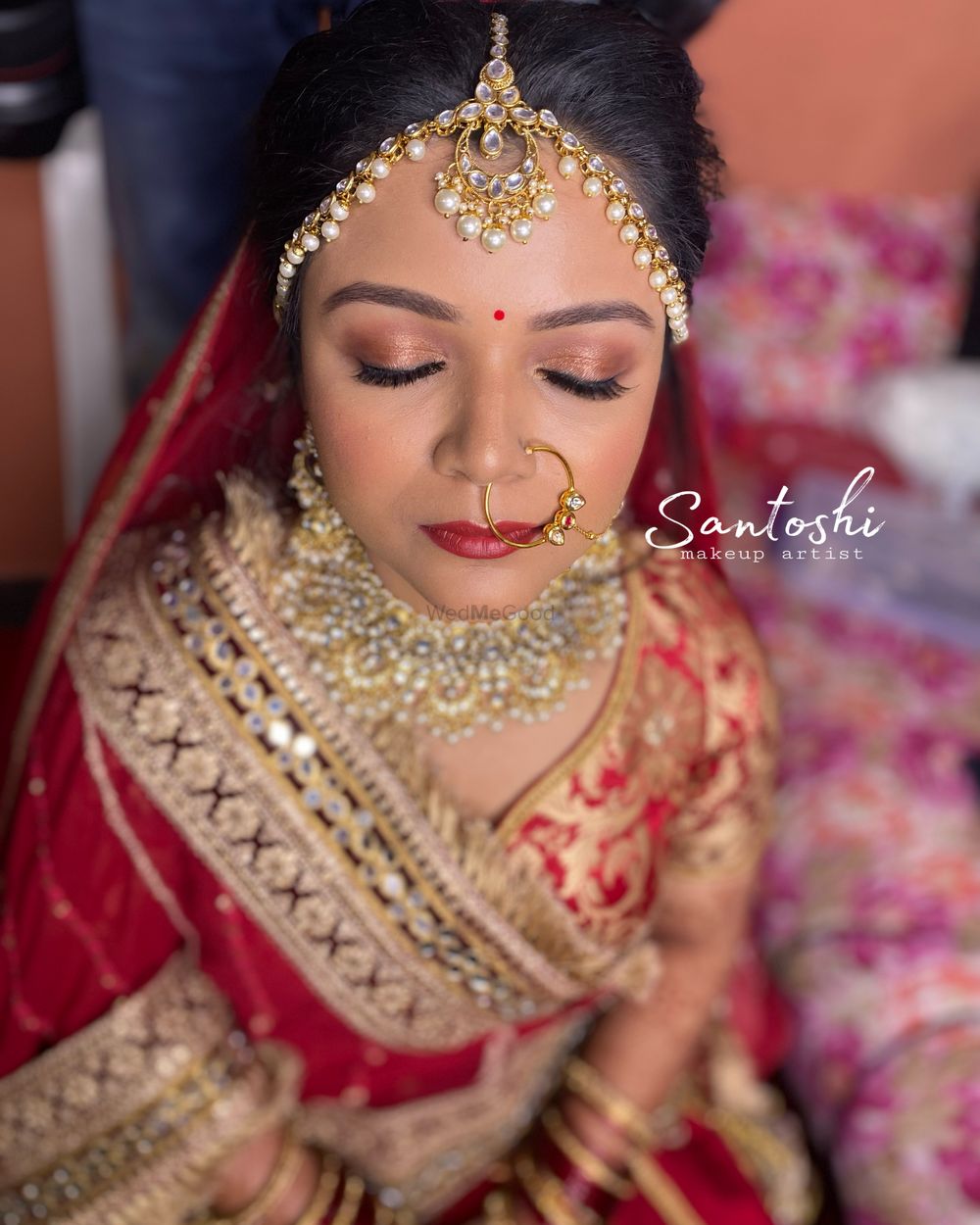 Photo From North Indian Bridal Look - By Makeup Artist Santoshi