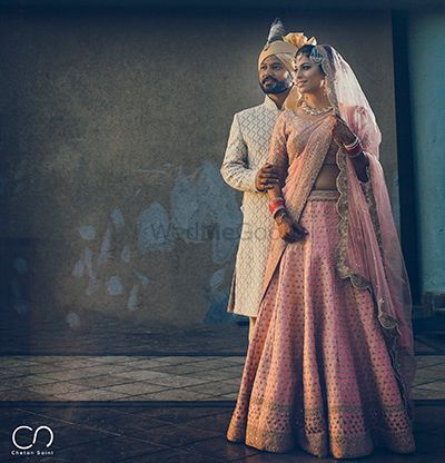 Photo of Wedding day couple portrait