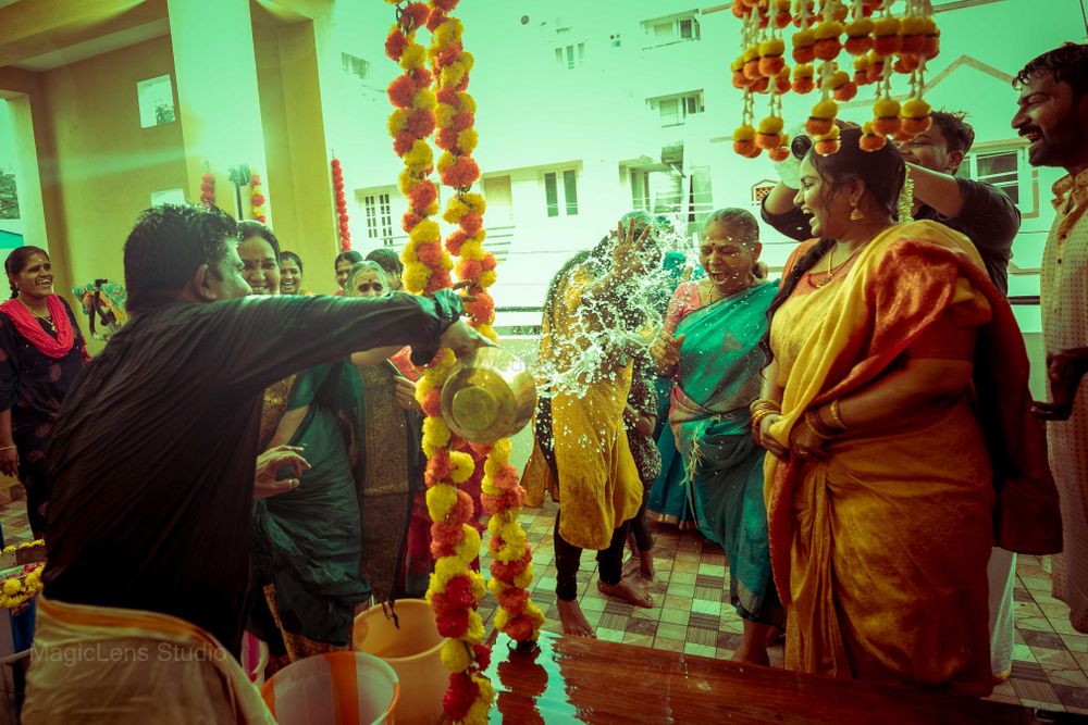 Photo From Preethi & karthikeyan Haldi ceremony - By Magiclens Studio