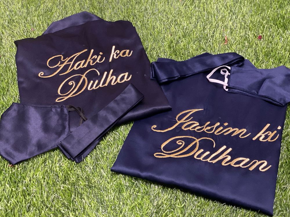 Photo From Personalised Satin Robes  - By Jab We Gift