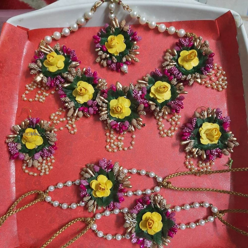 Photo From Haldi/Mehendi ceremomy - By Vandana Art Jewellery