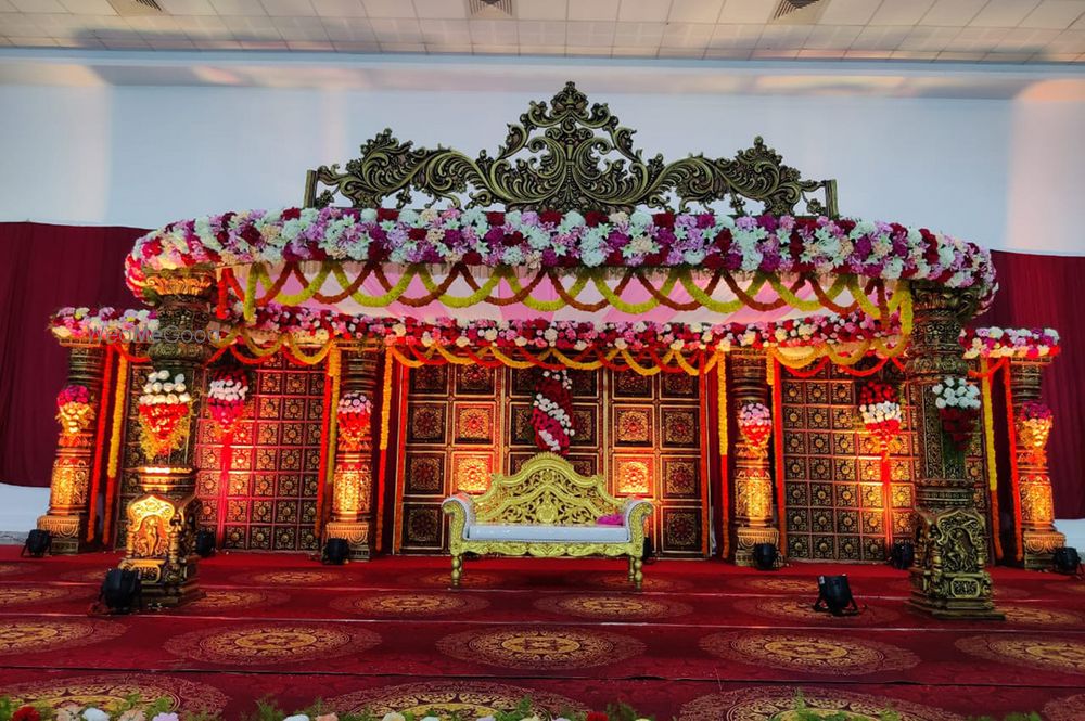 Photo From Mantapa-Mandap  Setting1 - By Shine Events - Wedding Stage Decorators