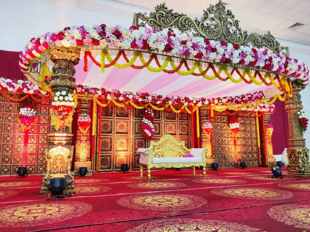 Photo From Mantapa-Mandap  Setting1 - By Shine Events - Wedding Stage Decorators