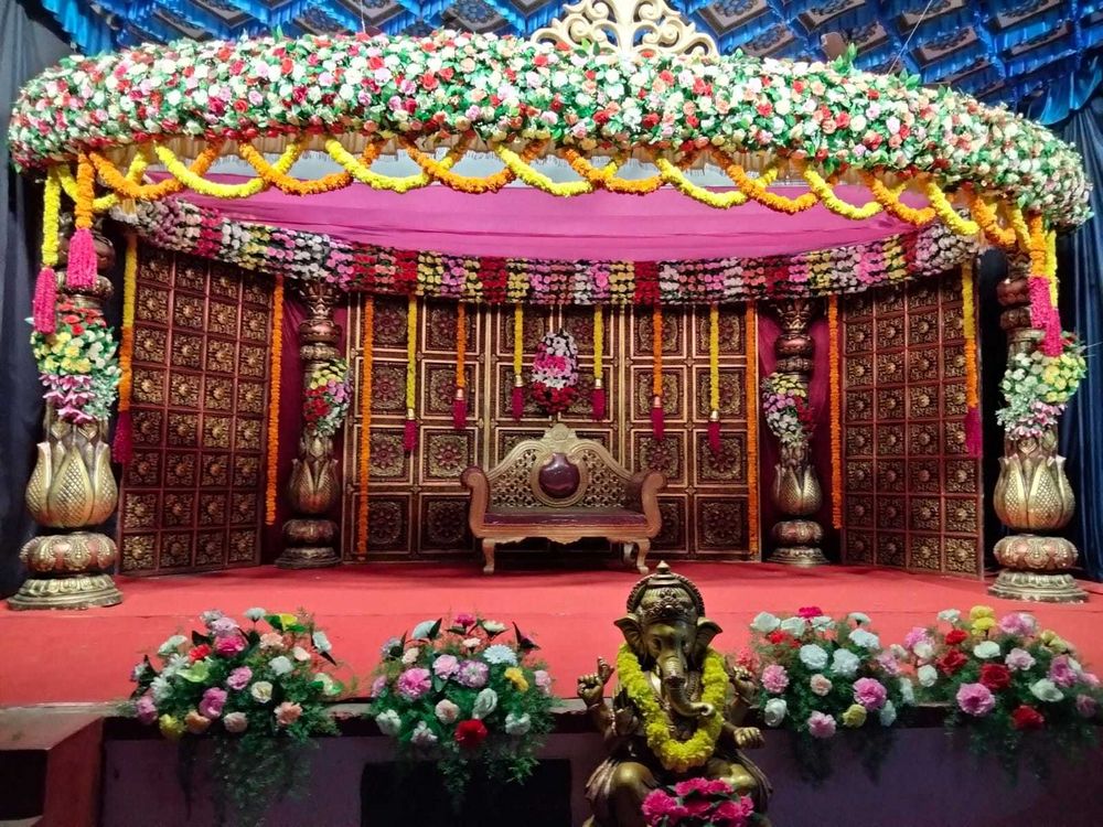 Photo From Mantapa-Mandap  Setting1 - By Shine Events - Wedding Stage Decorators