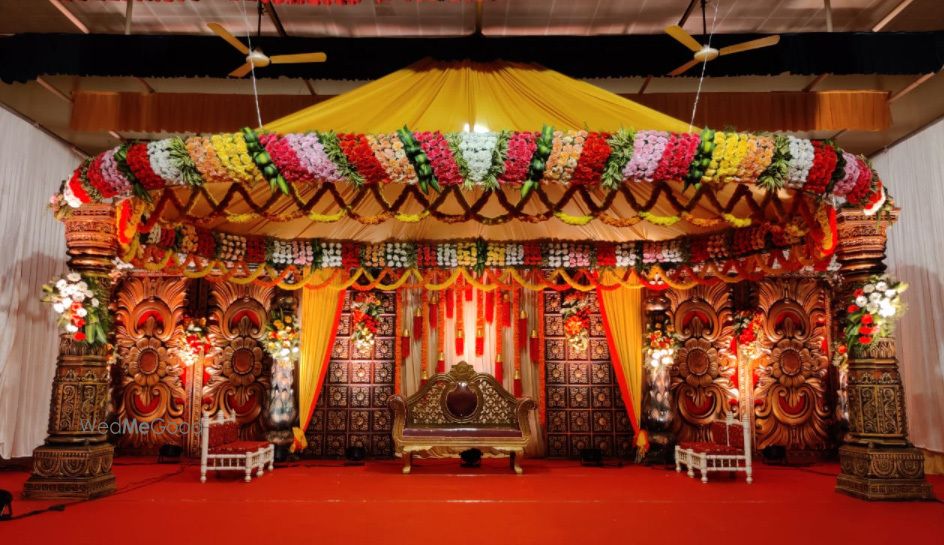 Photo From Mantapa-Mandap Setting2 - By Shine Events - Wedding Stage Decorators