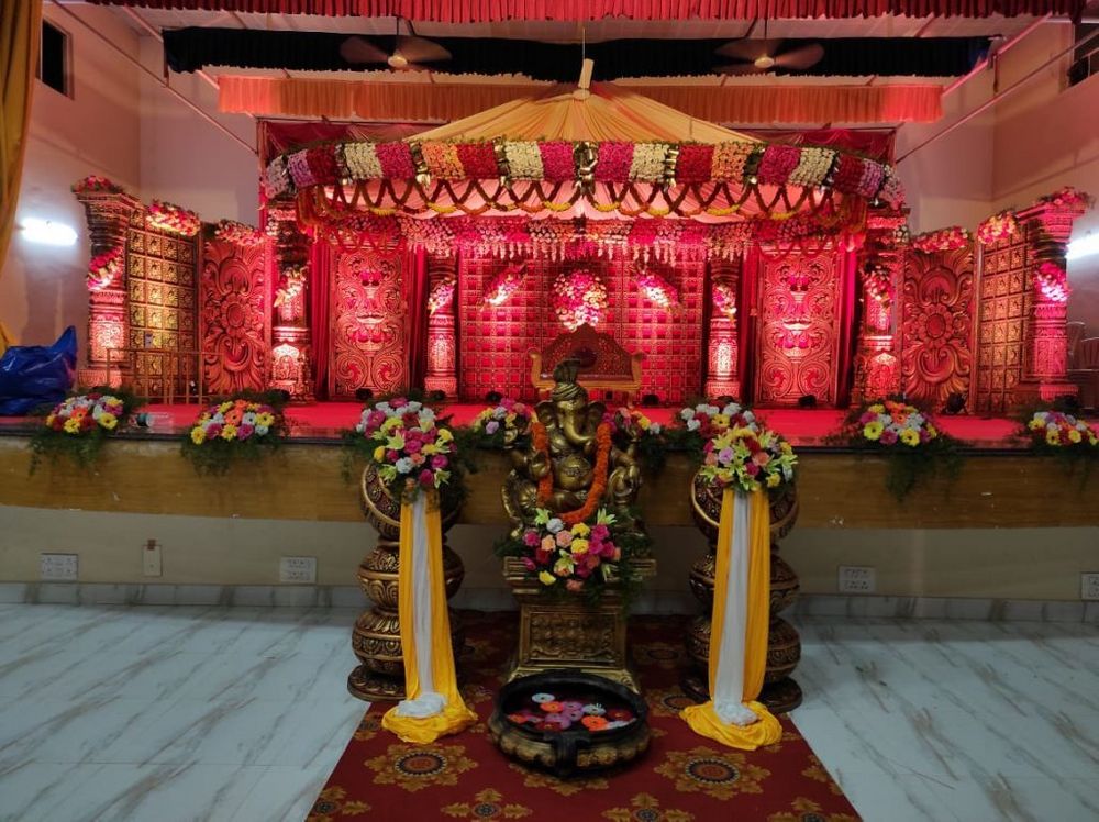 Photo From Mantapa-Mandap Setting2 - By Shine Events - Wedding Stage Decorators