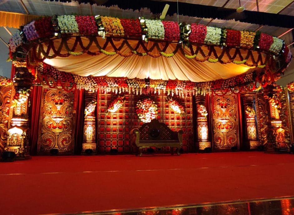 Photo From Mantapa-Mandap Setting2 - By Shine Events - Wedding Stage Decorators