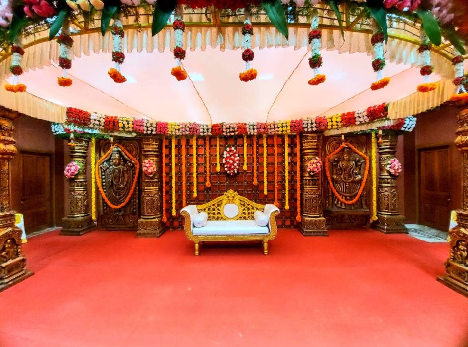 Photo From Mantapa - mandap Setting3 - By Shine Events - Wedding Stage Decorators