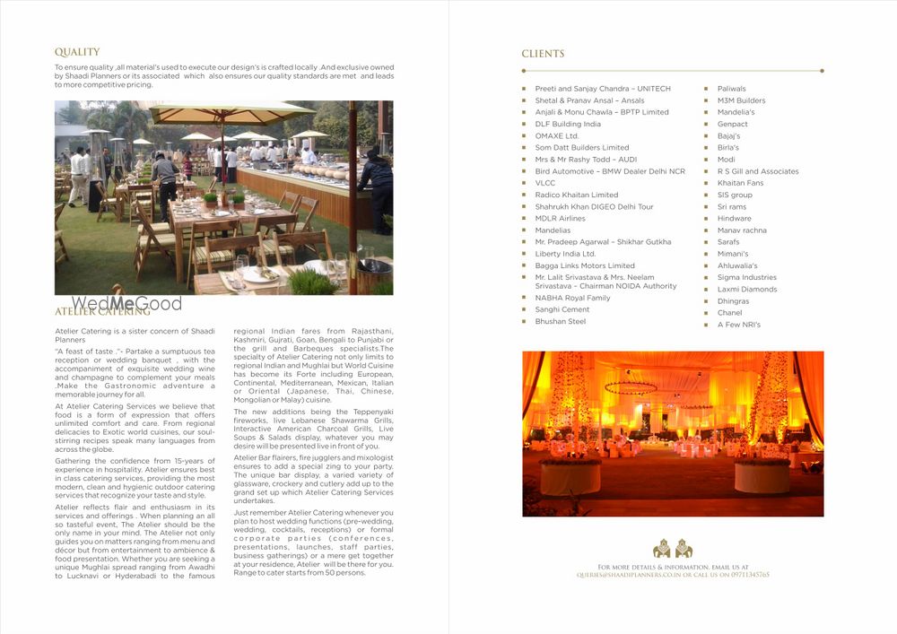 Photo From Our Company Brochure  - By ShaadiPlanners