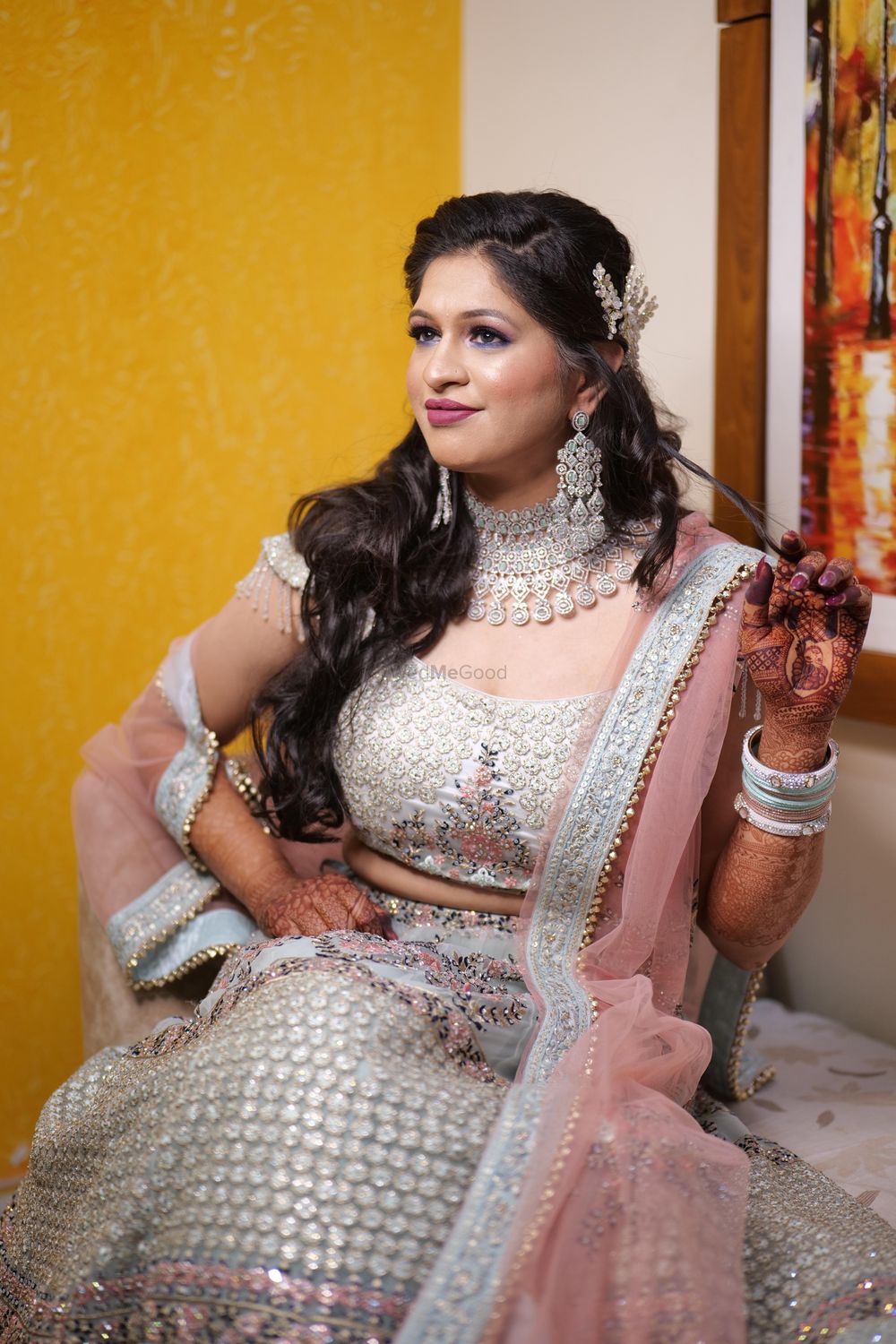 Photo From Bride Kalyani Sangeet Look - By Bridal Reflection