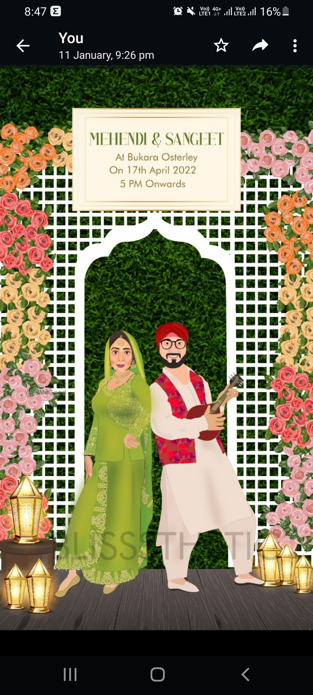 Photo From Punjabi Wedding Invite - By Blisssthetic Arts