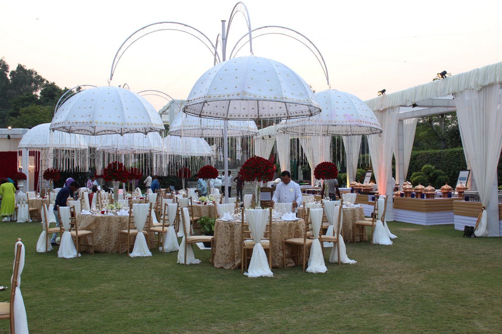 Photo From White Umbrella Theme with Red Roses - By Jubilation Weddings 