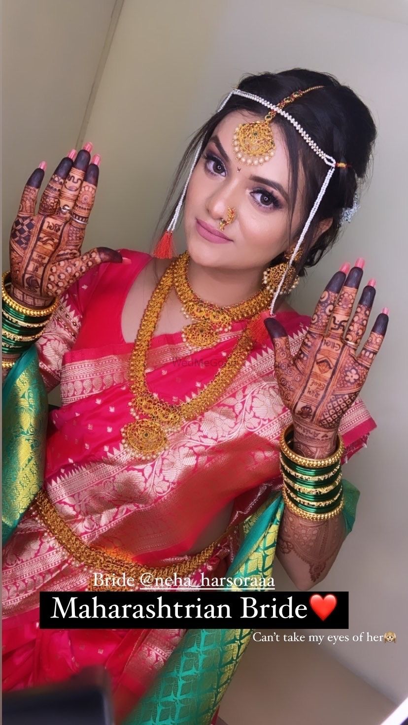 Photo From Gujarati weds Maharashtrian  - By Gloria Makeovers