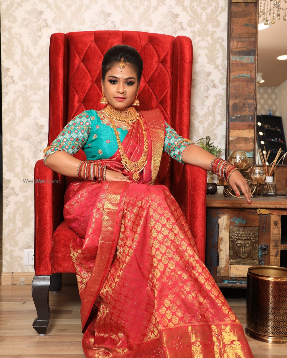 Photo From Hima's wedding look - By Glamup by Manjula