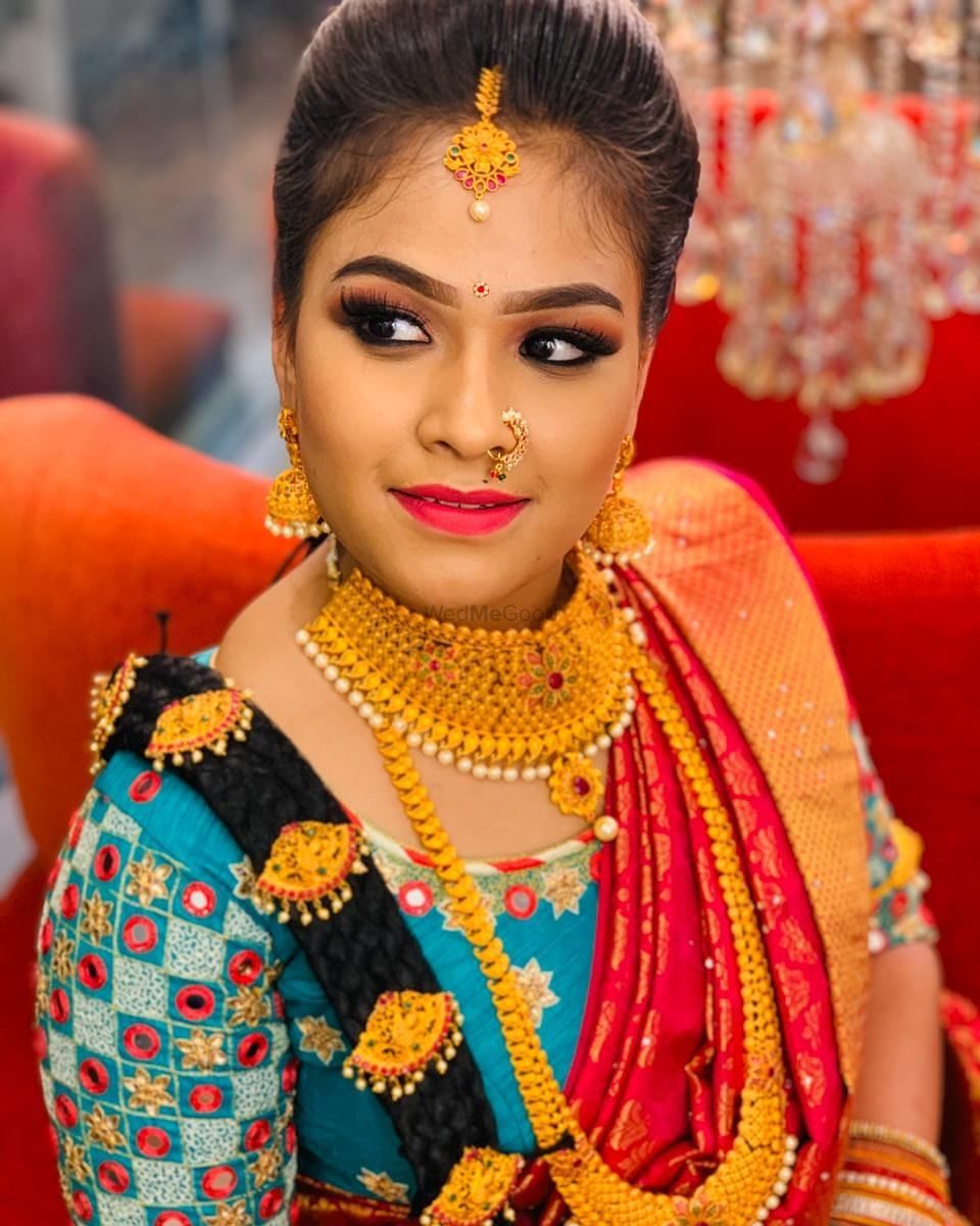 Photo From Hima's wedding look - By Glamup by Manjula