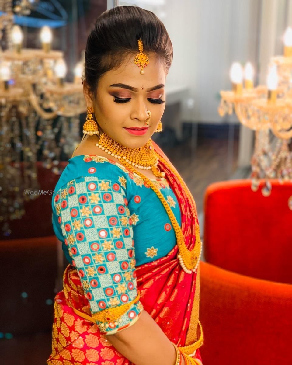 Photo From Hima's wedding look - By Glamup by Manjula