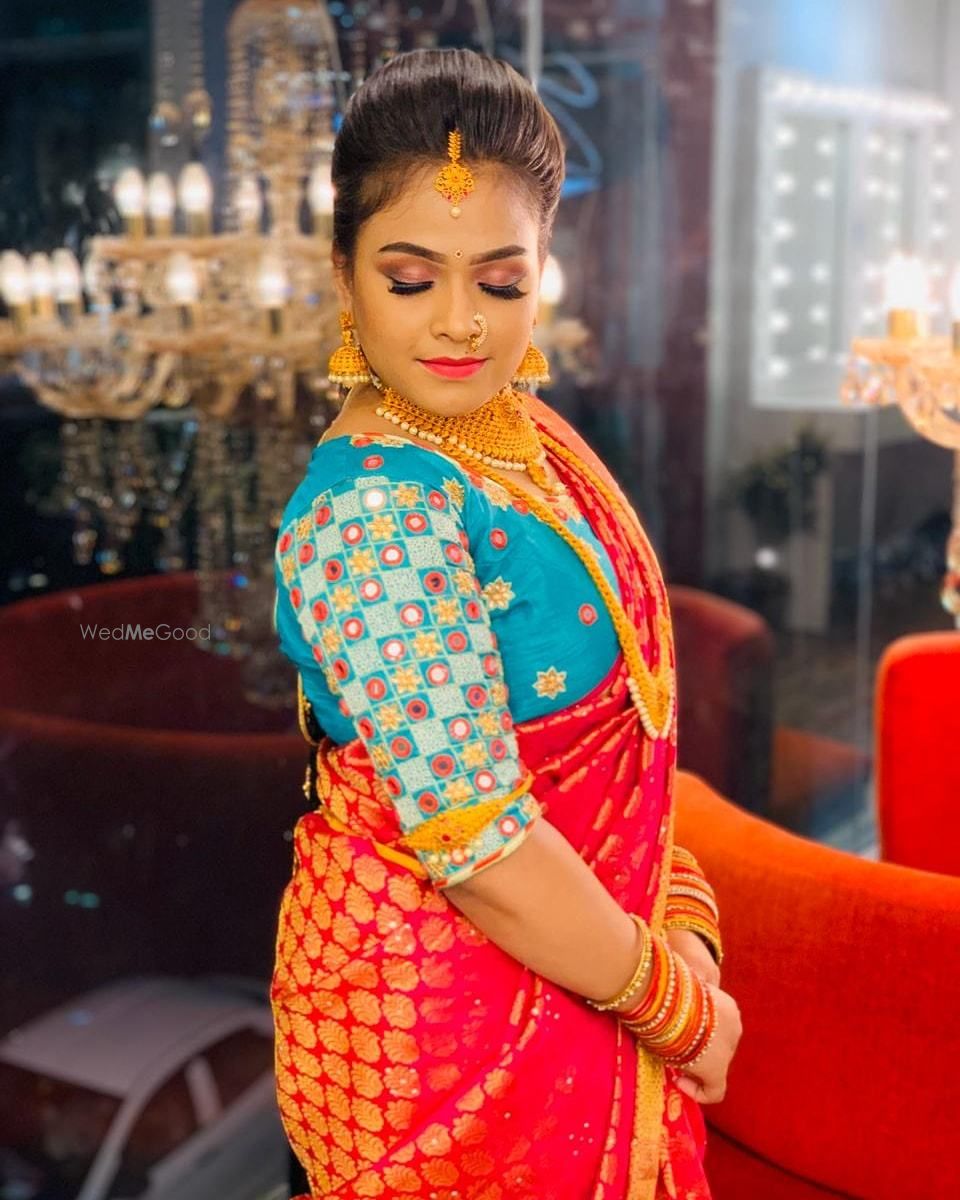 Photo From Hima's wedding look - By Glamup by Manjula