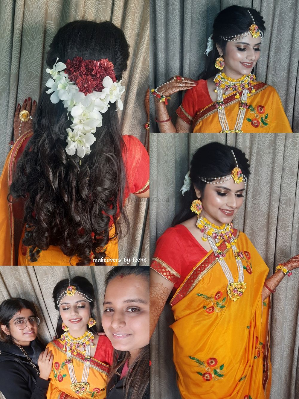 Photo From haldi - By Makeovers by Leens