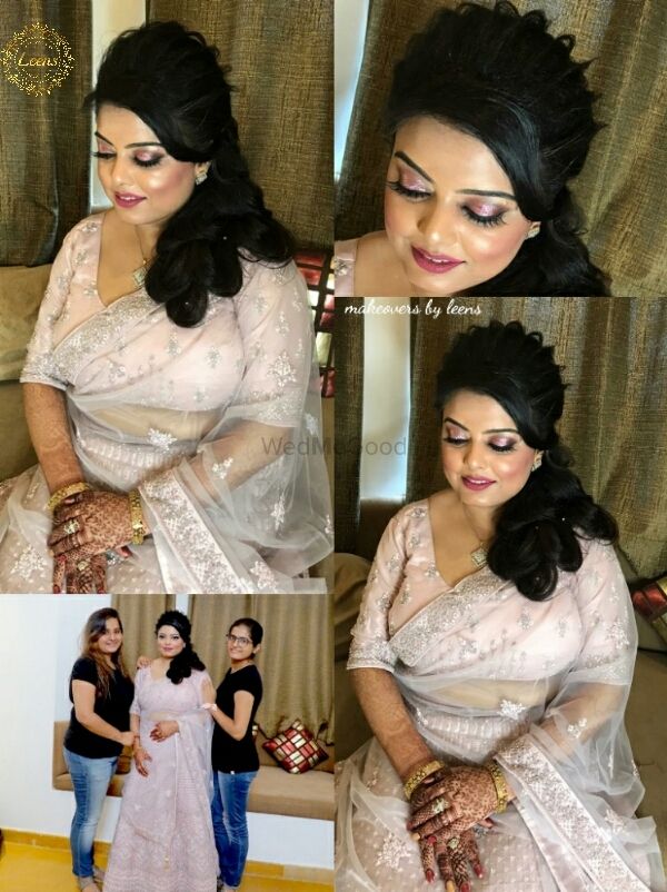 Photo From engagemnt cocktail sangeet - By Makeovers by Leens