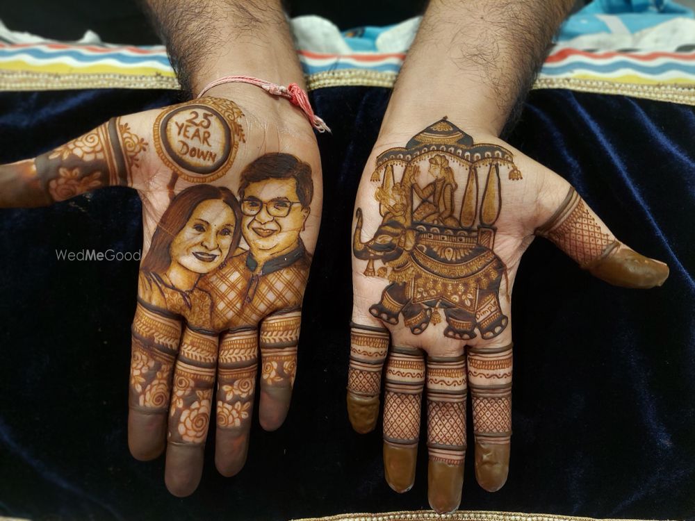 Photo From 25th Wedding Anniversary Mehndi - By Mehendi by Bhavna & Pinky