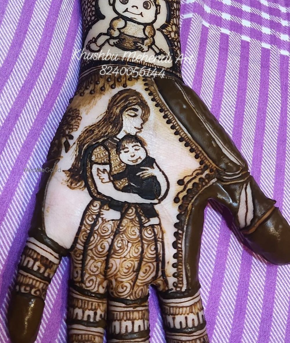 Photo From Baby Shower Special Mehendi Design - By Khushbu Mehendi Art