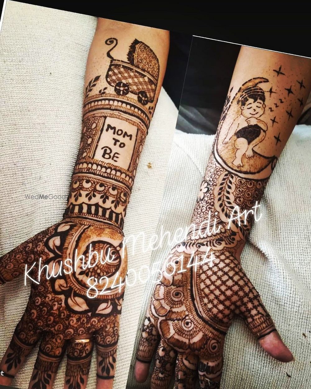 Photo From Baby Shower Special Mehendi Design - By Khushbu Mehendi Art