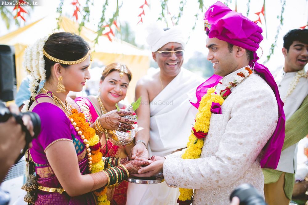 Photo From Konkani Wedding by the beach - HolidayInn Goa - By Pixelstory.in