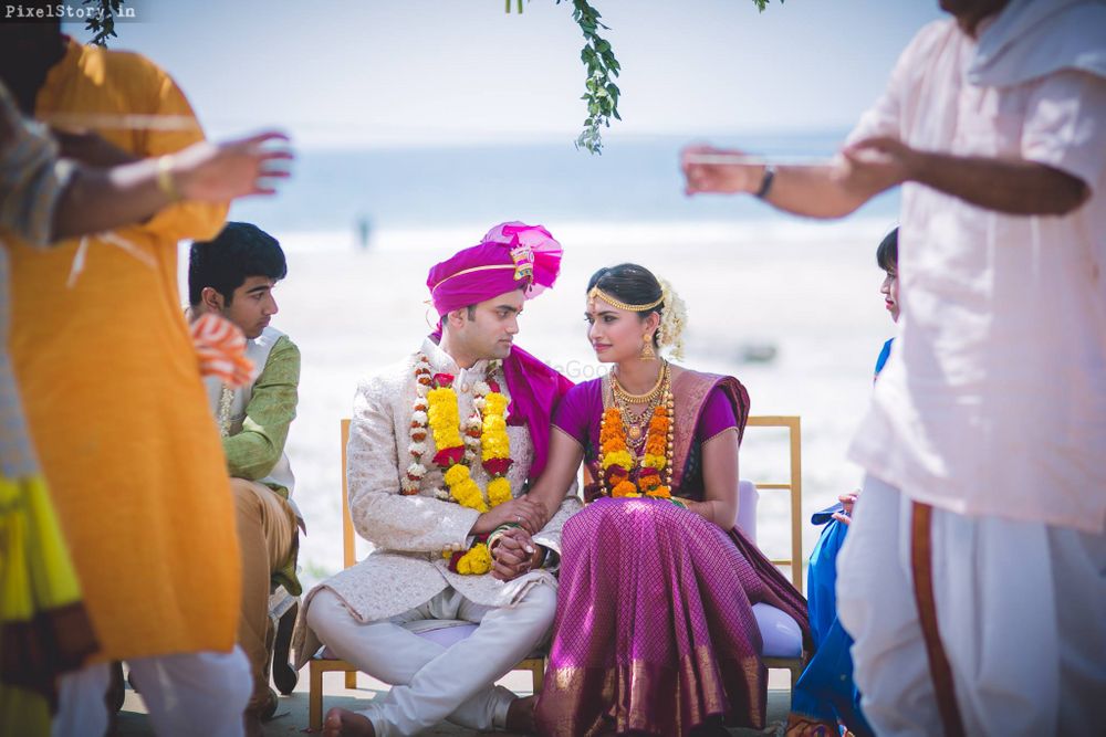 Photo From Konkani Wedding by the beach - HolidayInn Goa - By Pixelstory.in