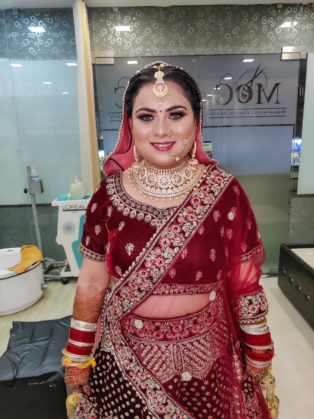 Photo From Pooja's wedding look - By Makeovers by Chandni Bhatia