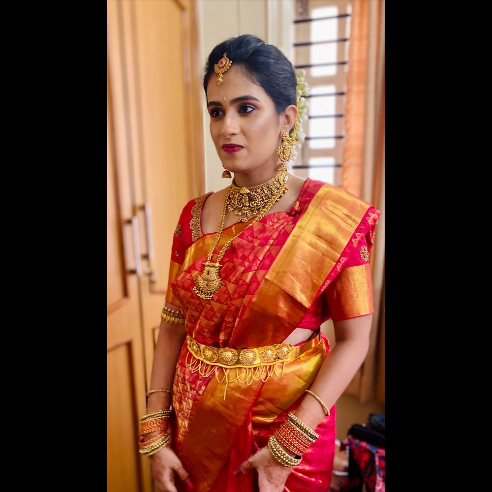 Photo From Vineeta on her Muhurtham  - By Makeup by Anushka Kukreja