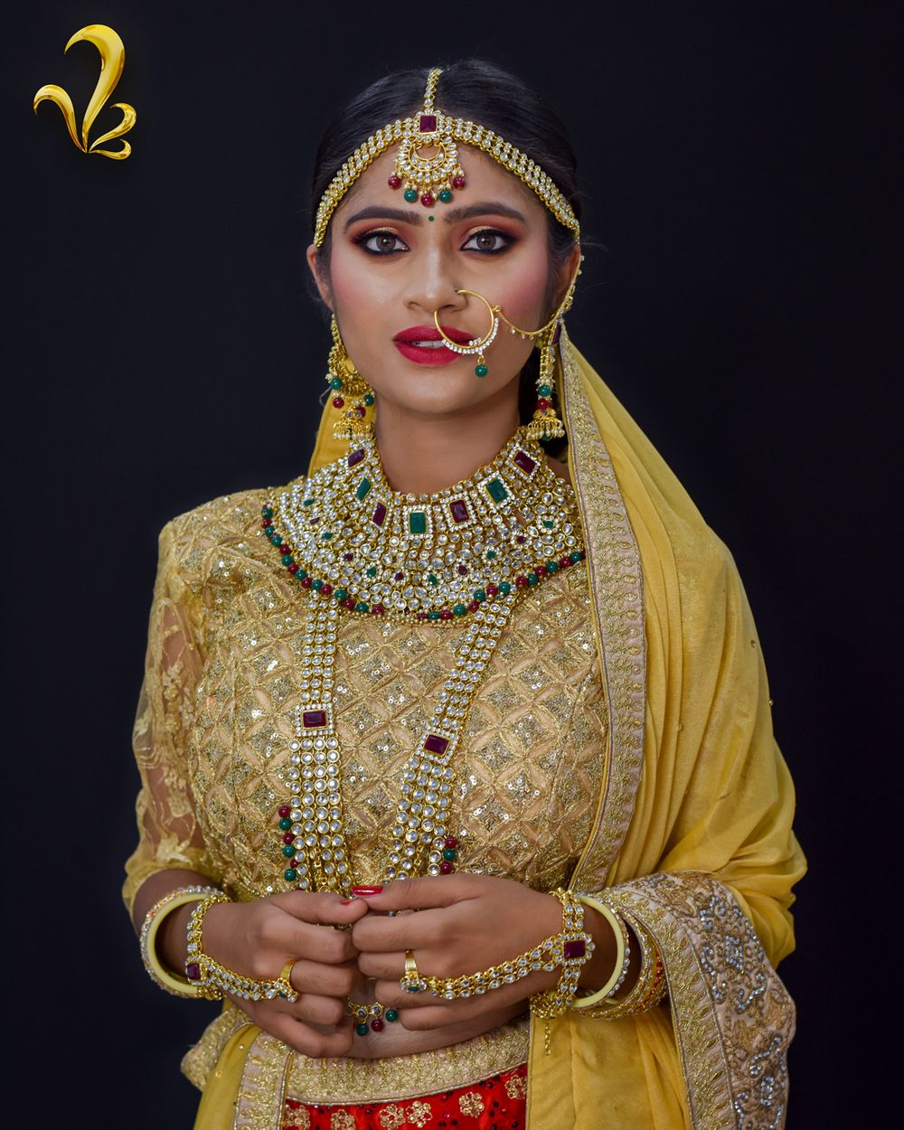 Photo From North Indian bridal look - By V2 Makeover