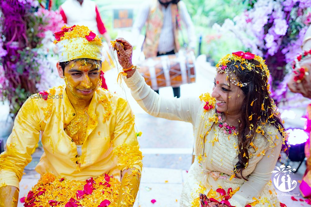 Photo From Anushree and Anirudh Haldi Ceremony - By 7thSky Productions