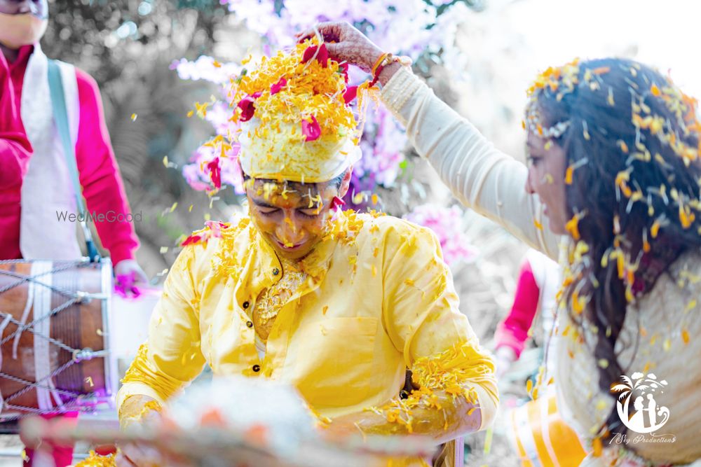 Photo From Anushree and Anirudh Haldi Ceremony - By 7thSky Productions