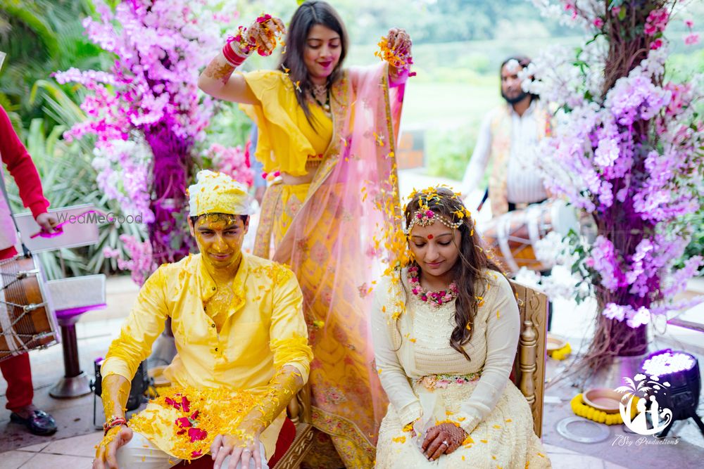 Photo From Anushree and Anirudh Haldi Ceremony - By 7thSky Productions