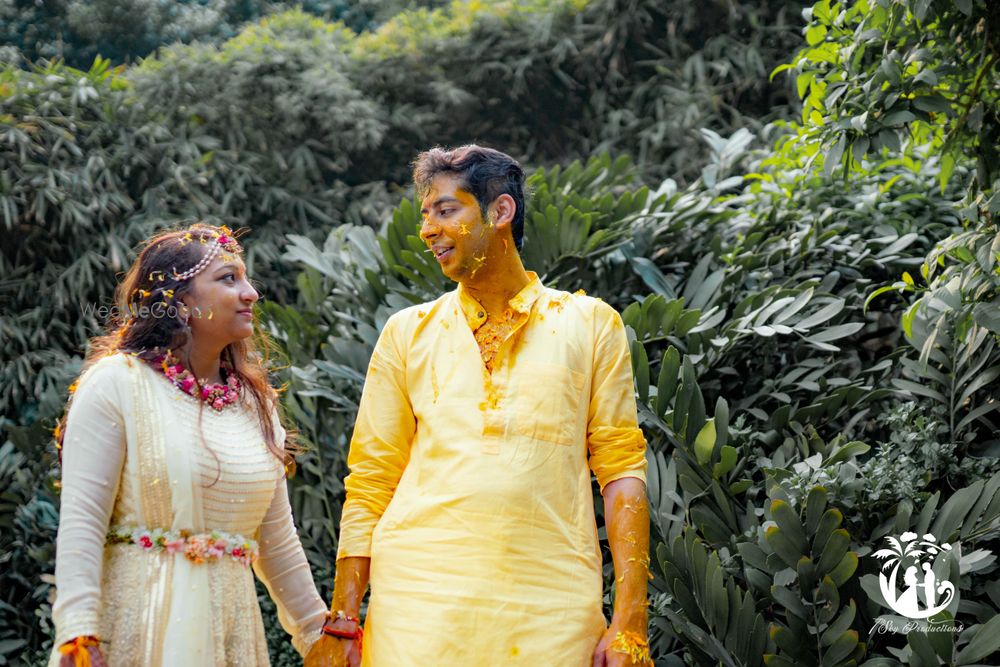 Photo From Anushree and Anirudh Haldi Ceremony - By 7thSky Productions