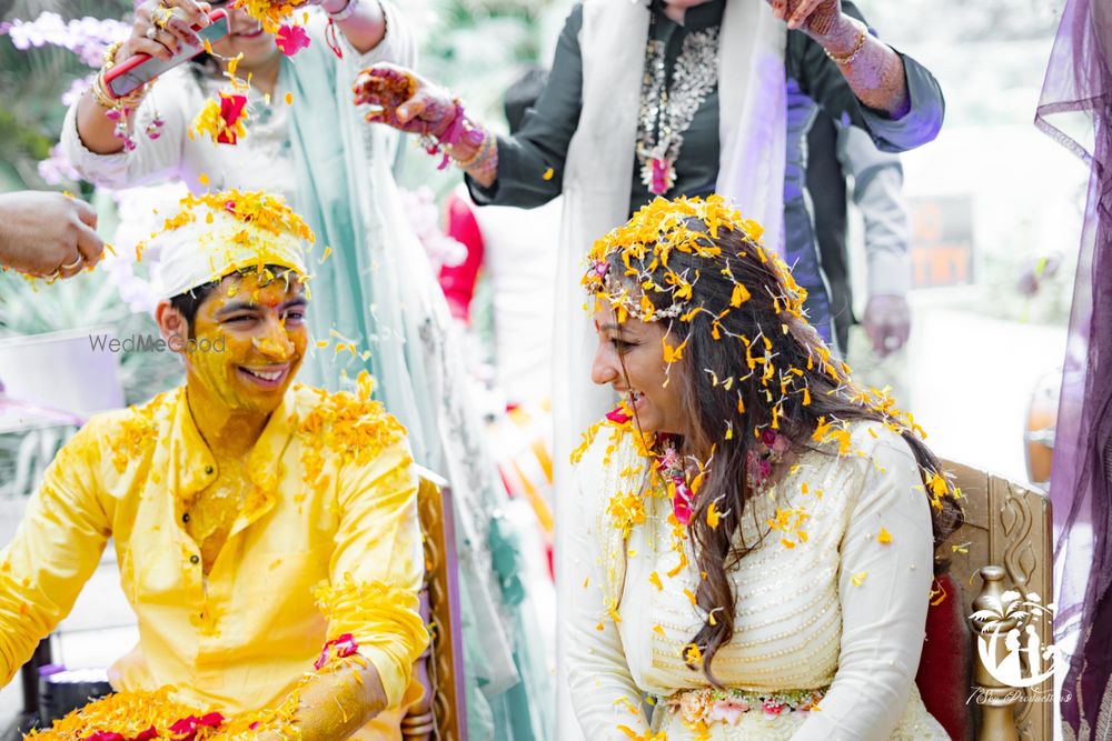 Photo From Anushree and Anirudh Haldi Ceremony - By 7thSky Productions