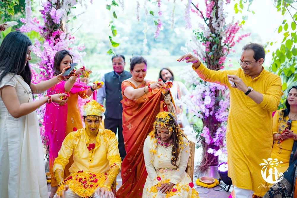 Photo From Anushree and Anirudh Haldi Ceremony - By 7thSky Productions