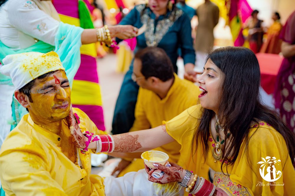 Photo From Anushree and Anirudh Haldi Ceremony - By 7thSky Productions