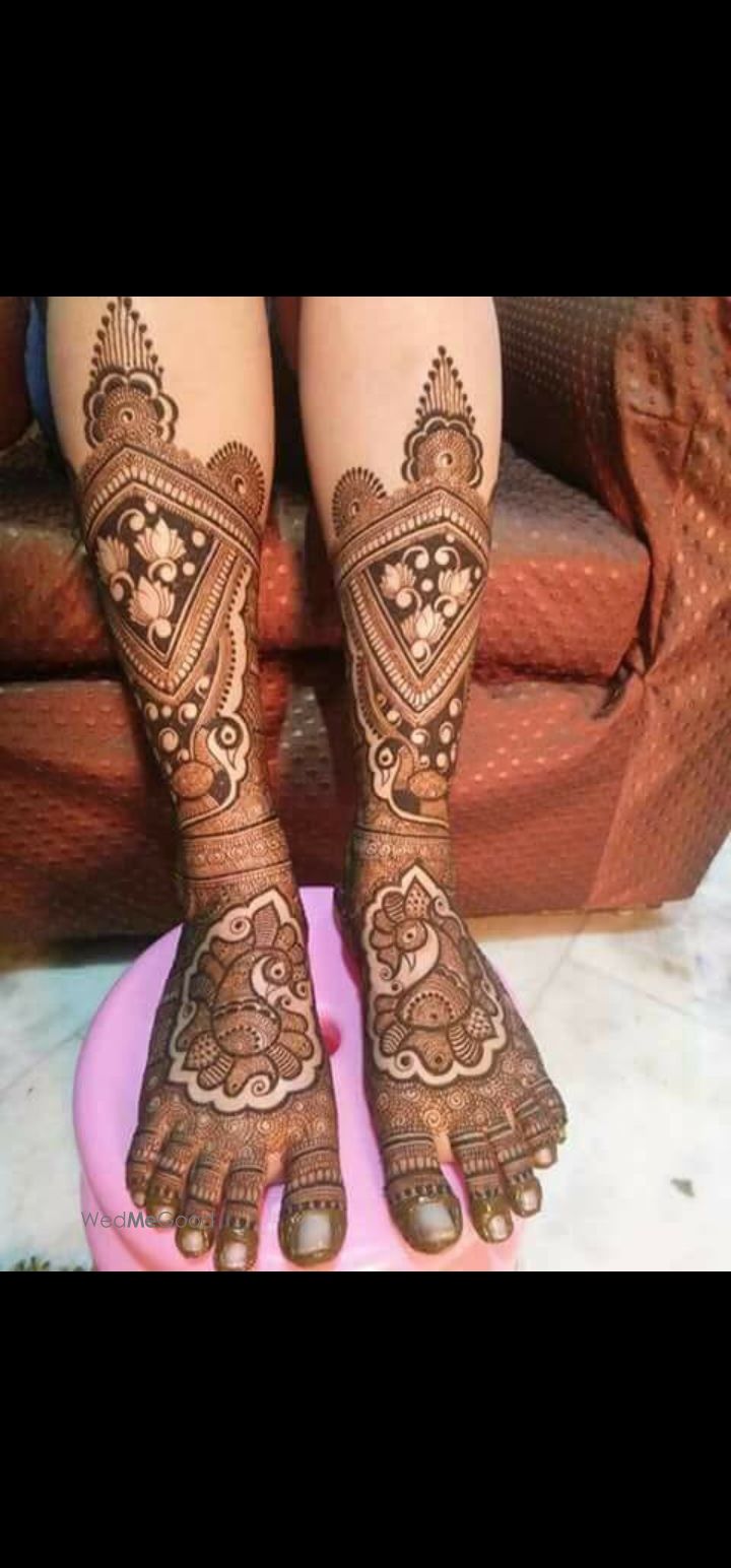 Photo From bride leg mehndi designs - By Rohit Patel Mehandi Arts