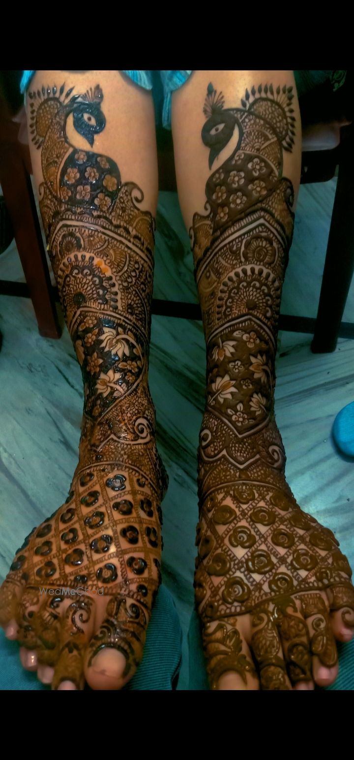 Photo From bride leg mehndi designs - By Rohit Patel Mehandi Arts