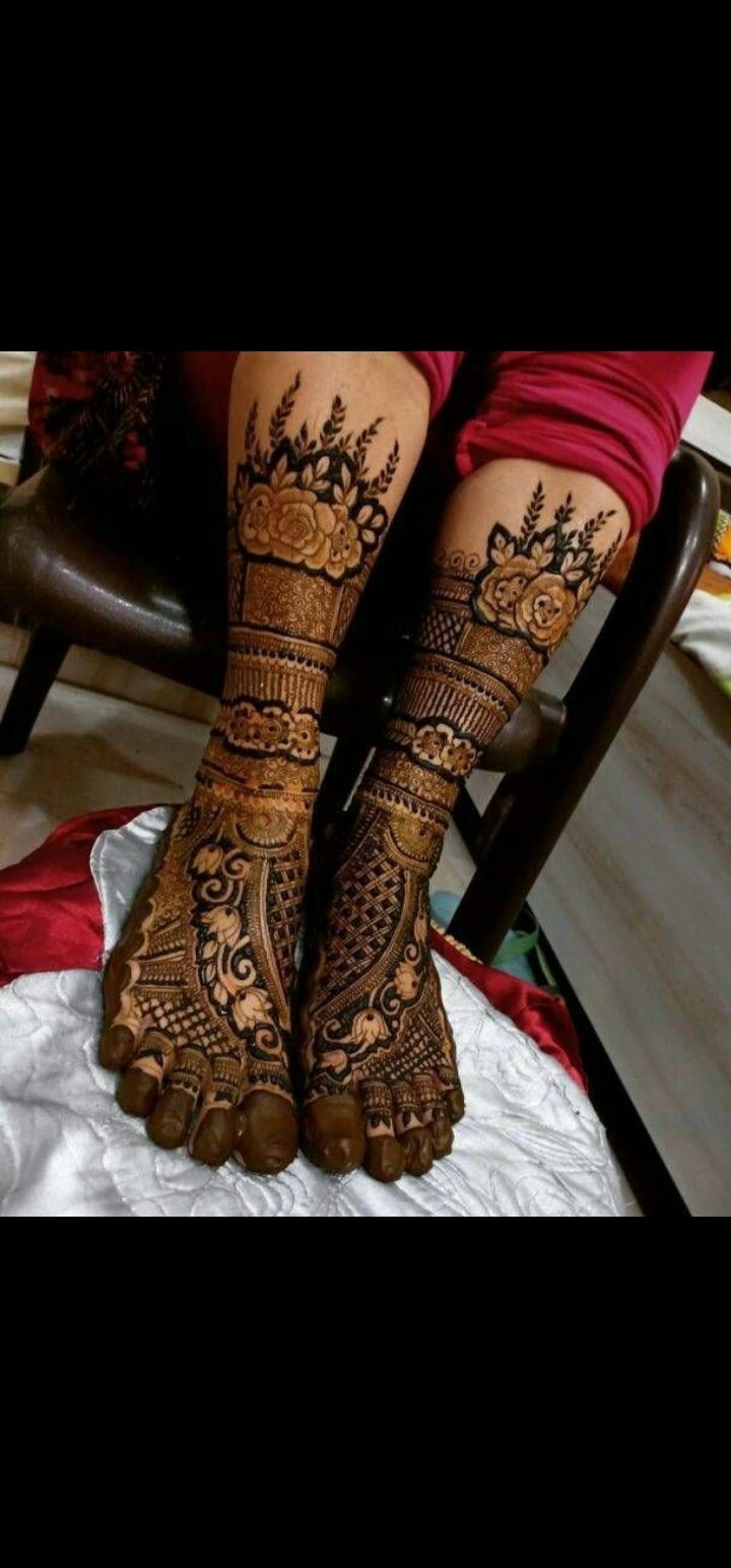 Photo From bride leg mehndi designs - By Rohit Patel Mehandi Arts
